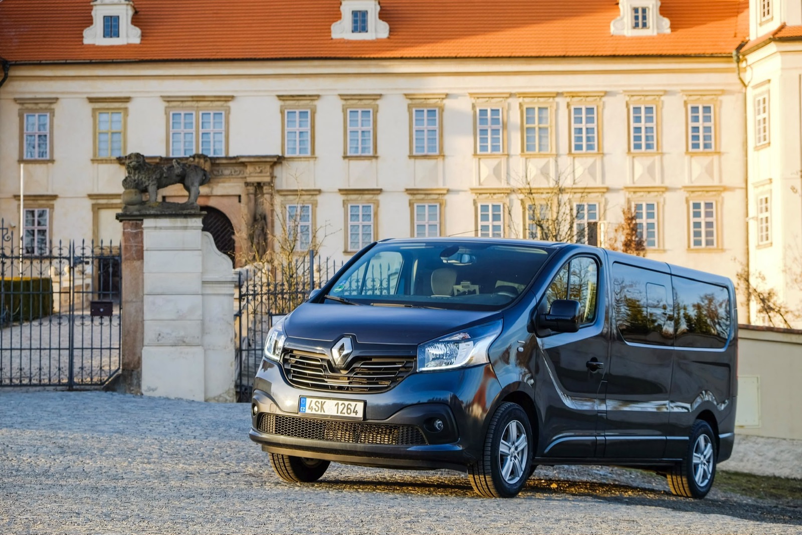 Passenger van exterior